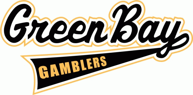 green bay gamblers 2008-pres wordmark logo iron on transfers for clothing